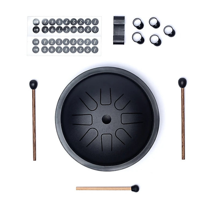 Hluru Tambour à languettes aigu 8 notes Ré majeur | Pieralune