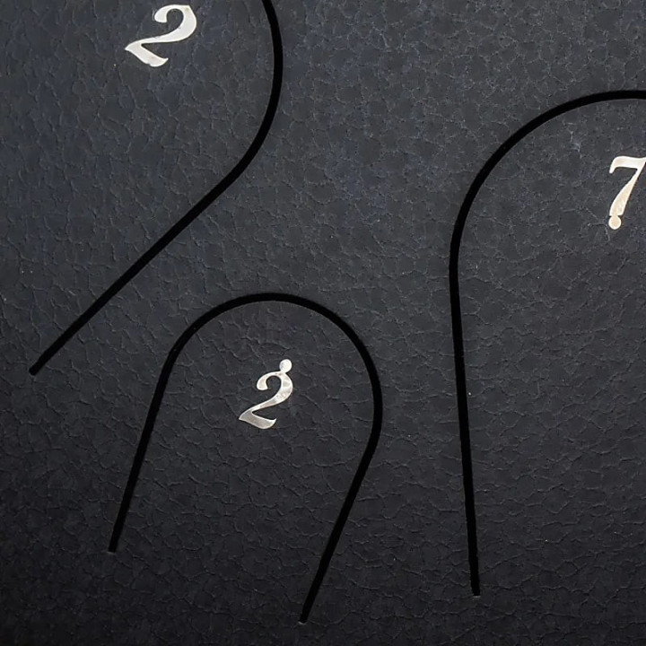 Hluru Tambour à languettes 15 notes fa#-mineur Eolien | Pieralune