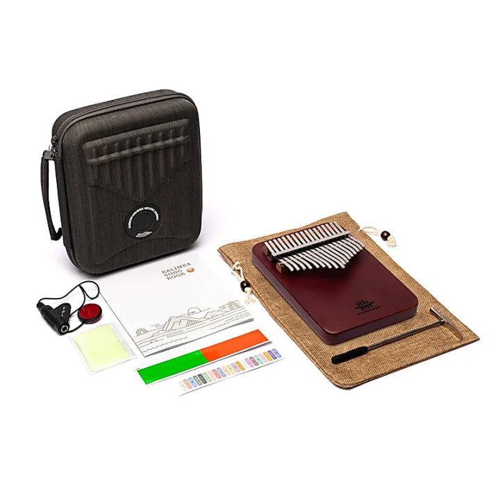 Kalimba Hluru 17 touches bois violet Do majeur | Pieralune