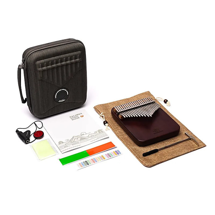 Kalimba Hluru 21 touches bois violet Do majeur | Pieralune