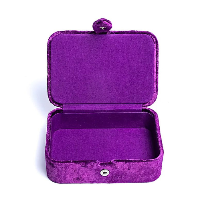Coffret à bijoux / tarot velours violet avec galaxie | Pieralune