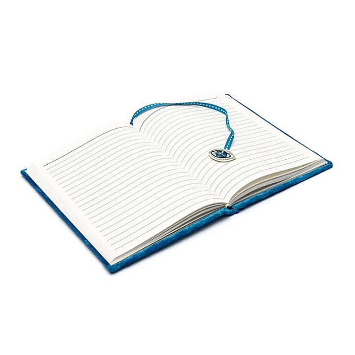 Carnet velours bleu avec Œil de la Providence | Pieralune