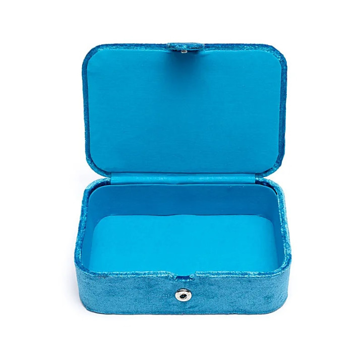 Coffret à bijoux / tarot velours bleu avec Œil de la Pr... | Pieralune