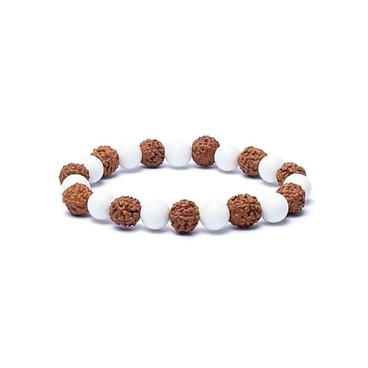Bracelet rudraksha / coquillage | Pieralune
