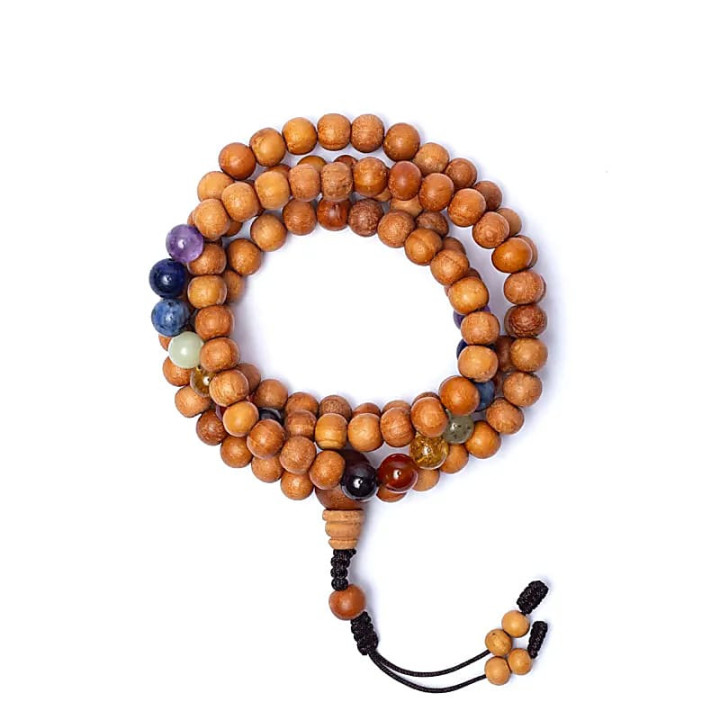 Mala chakra kadam 108 perles | Pieralune