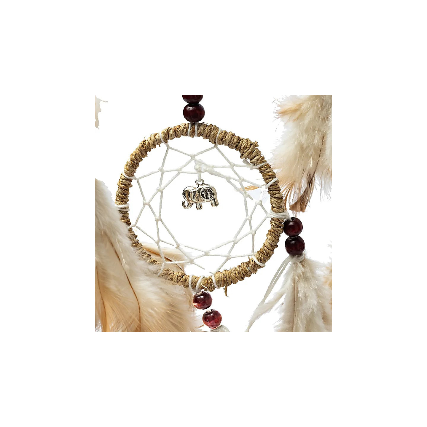 Attrape-rêves chanvre lune et cercle | Pieralune