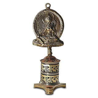 Moulin à prières Tara verte modèle de bureau | Pieralune