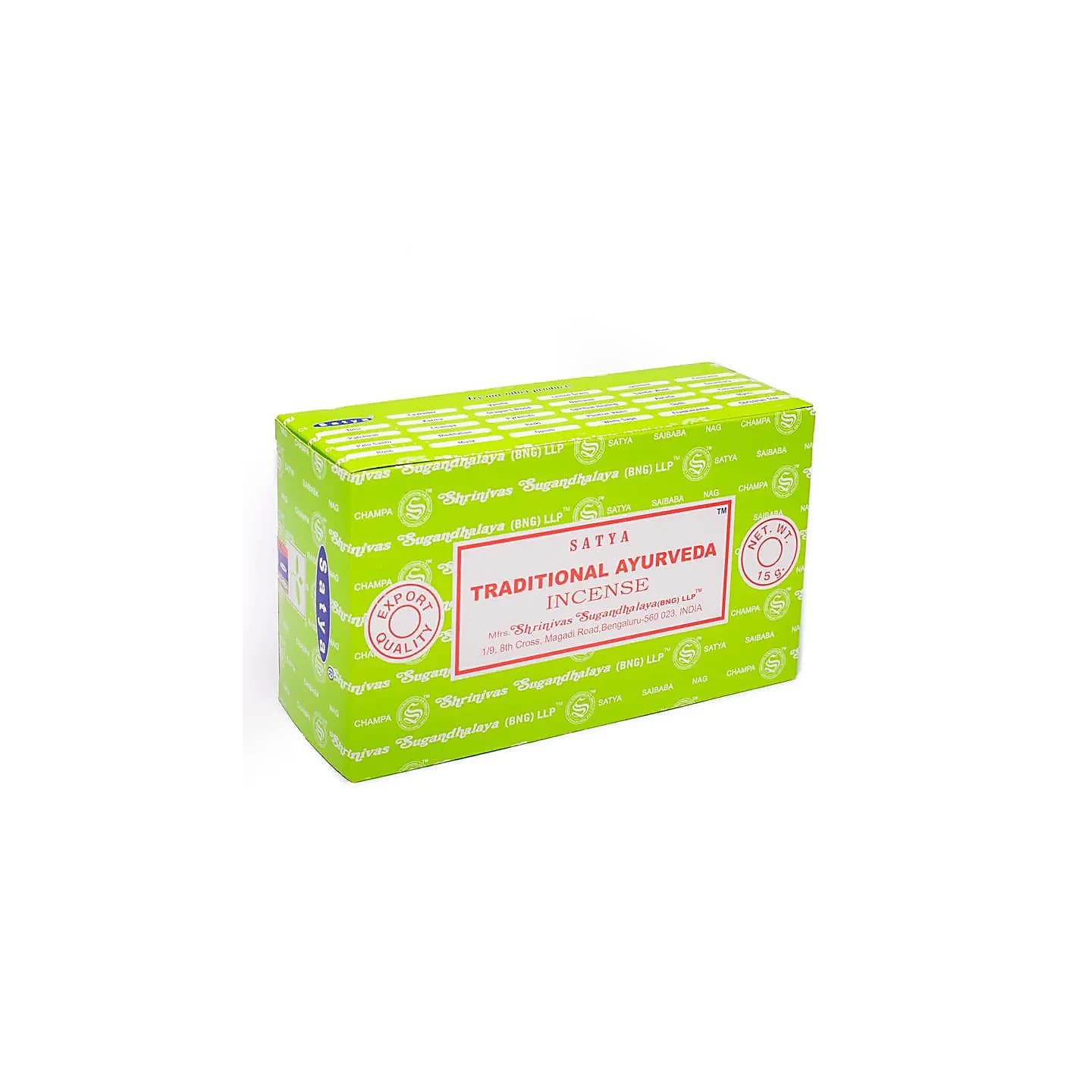 Encens Satya Traditional Ayurveda | Pieralune