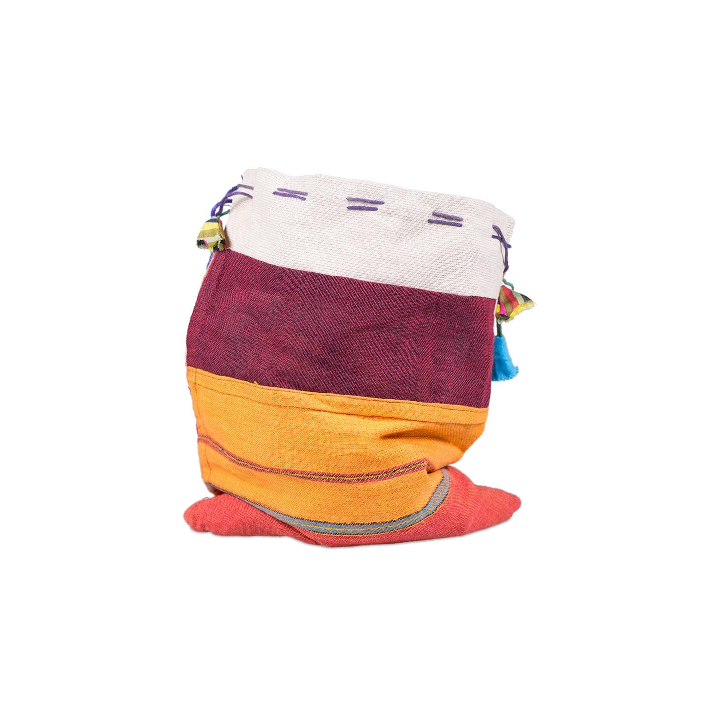 Sac en coton vintage couleurs mélangées | Pieralune