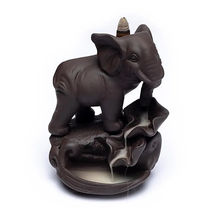 Brûle-encens à refoulement Elephant | Pieralune