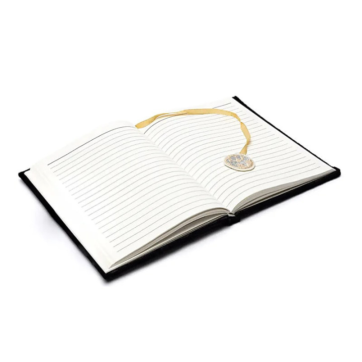 Carnet velours noir avec phases lunaires | Pieralune