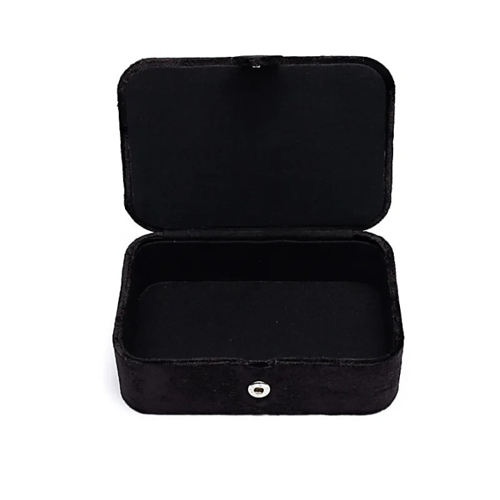 Coffret à bijoux / tarot velours noir avec phases lunaires | Pieralune