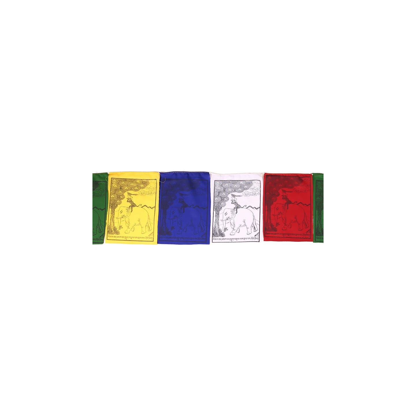 Drapeaux de prière tibet Les quatre amis | Pieralune