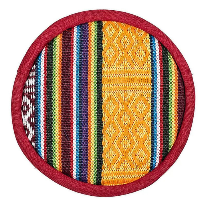 Coussin pour bol chantant tibétain design tribal | Pieralune