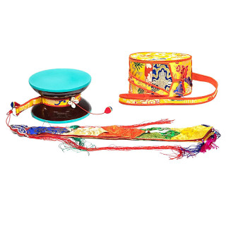 Tambour Chöd Mystic Ritual + Housse jaune | Pieralune