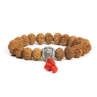 Mala / bracelet rudraksha OMPMH 21 perles | Pieralune