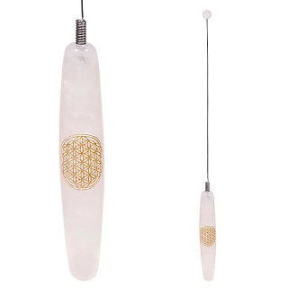 Bio-tensor Quartz rose et fleur de vie | Pieralune