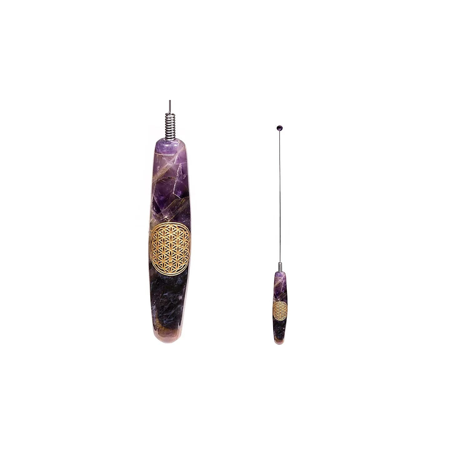 Bio-tensor Améthyste et fleur de vie | Pieralune