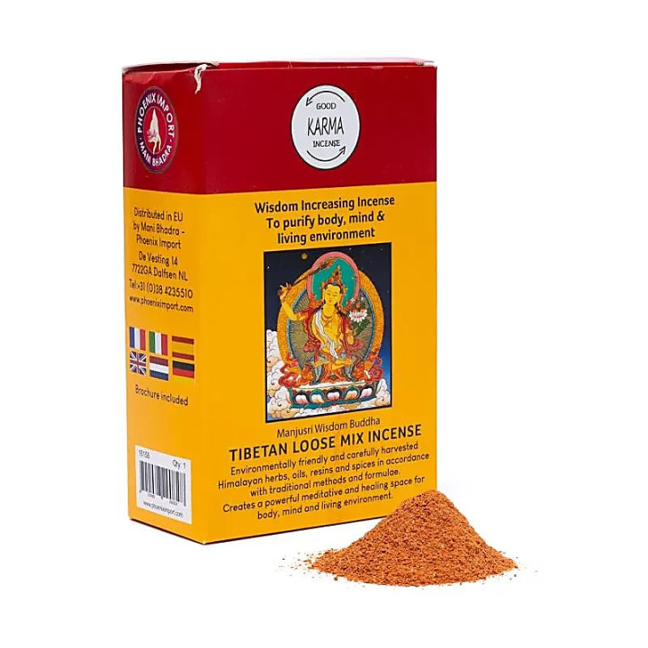 Poudre d'encens tibétain Augmentation de la sagesse | Pieralune