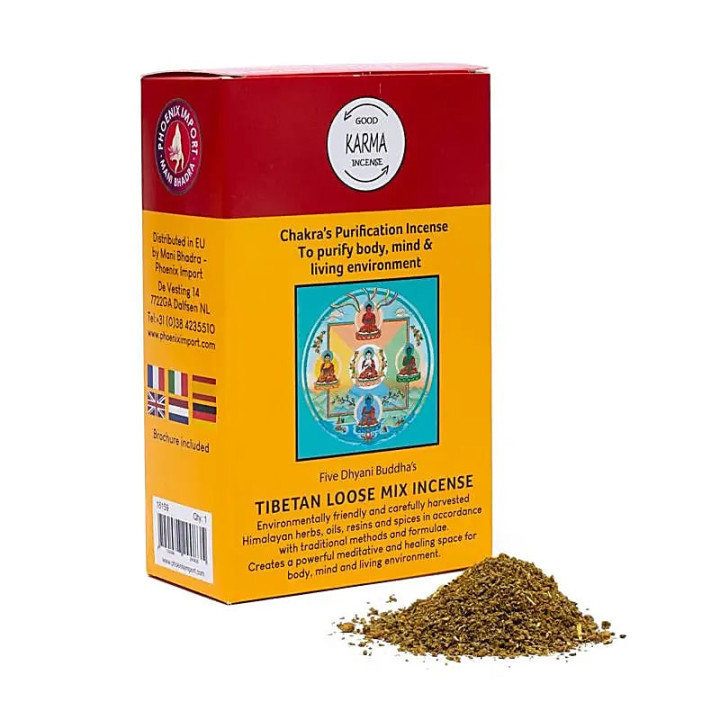 Poudre d'encens tibétain Purification des chakras | Pieralune