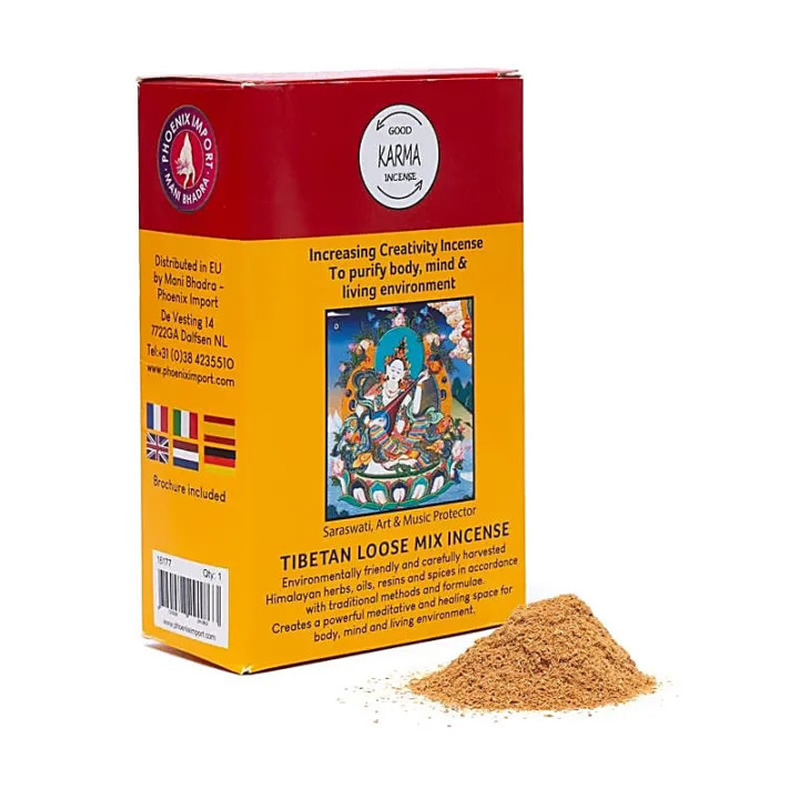 Poudre d'encens tibétain Augmentation de la créativité | Pieralune