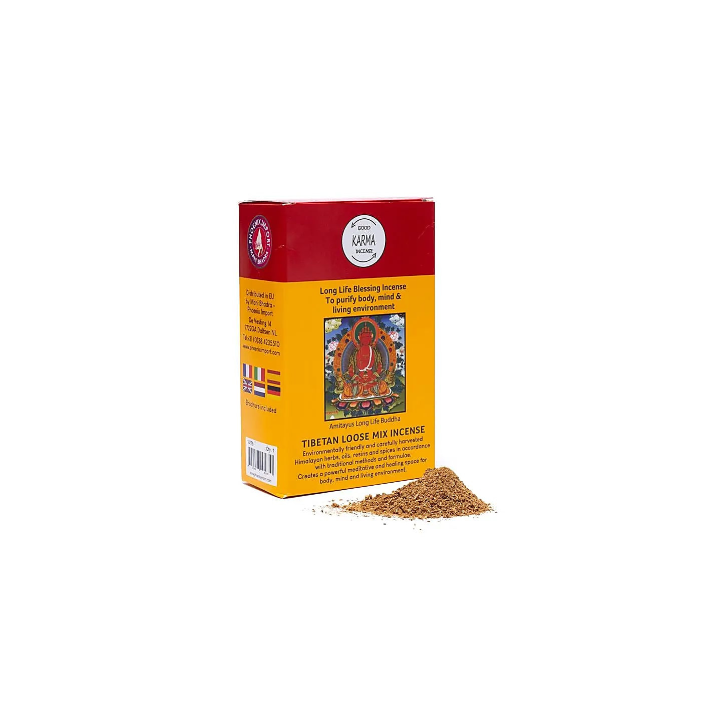 Poudre d'encens tibétain Bénédiction de longue vie | Pieralune