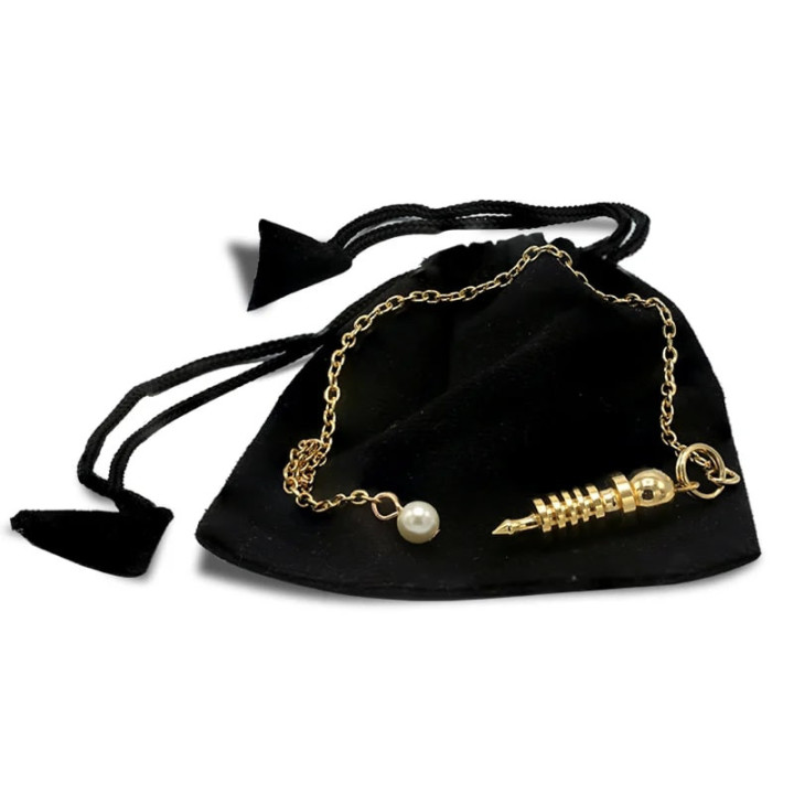 Mini Pendule en laiton plaqué or | Pieralune