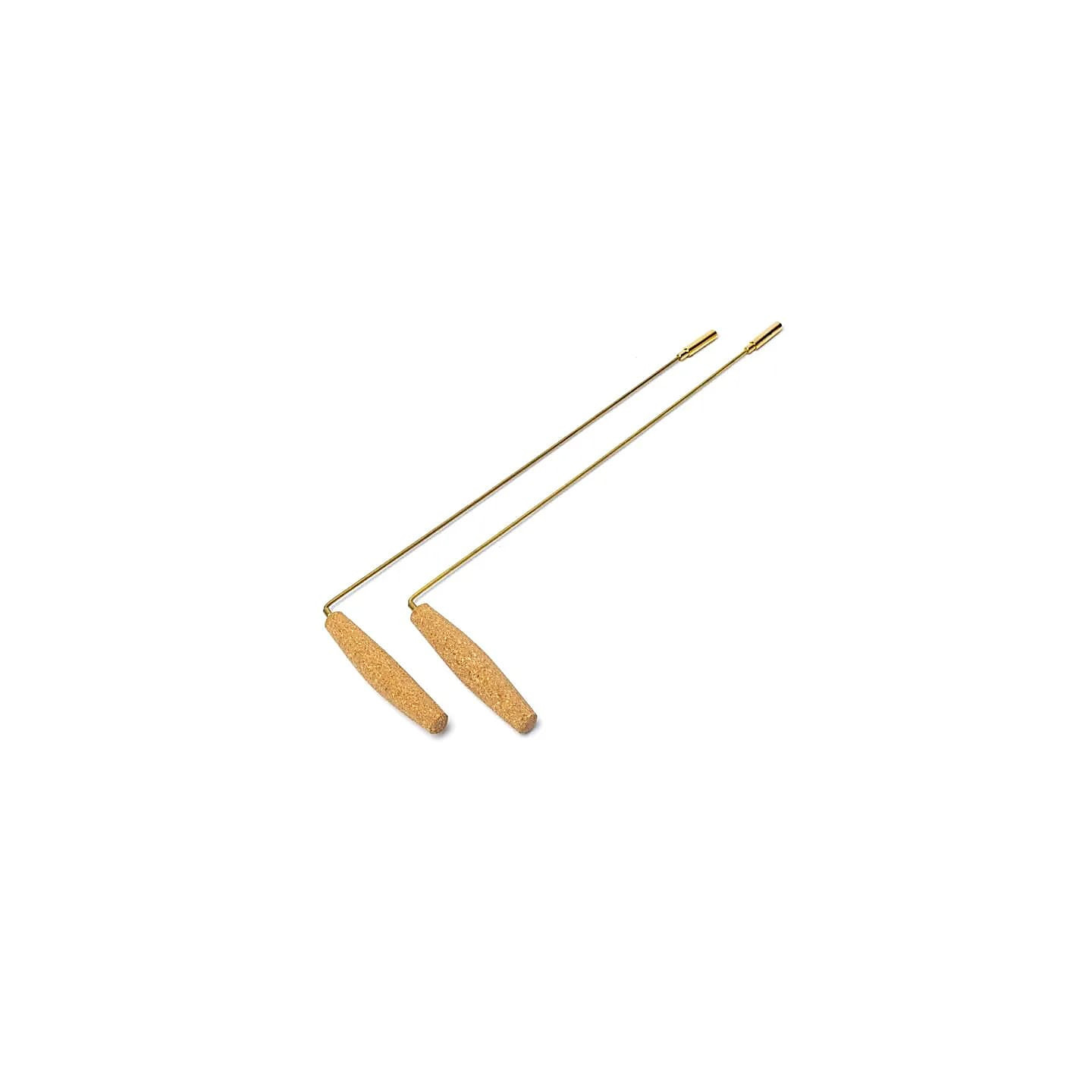Baguette de radiesthésie (paire) laiton/liège | Pieralune