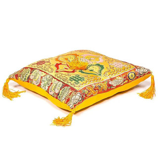 Coussin Jaune double Dorge pour bol tibétain | Pieralune