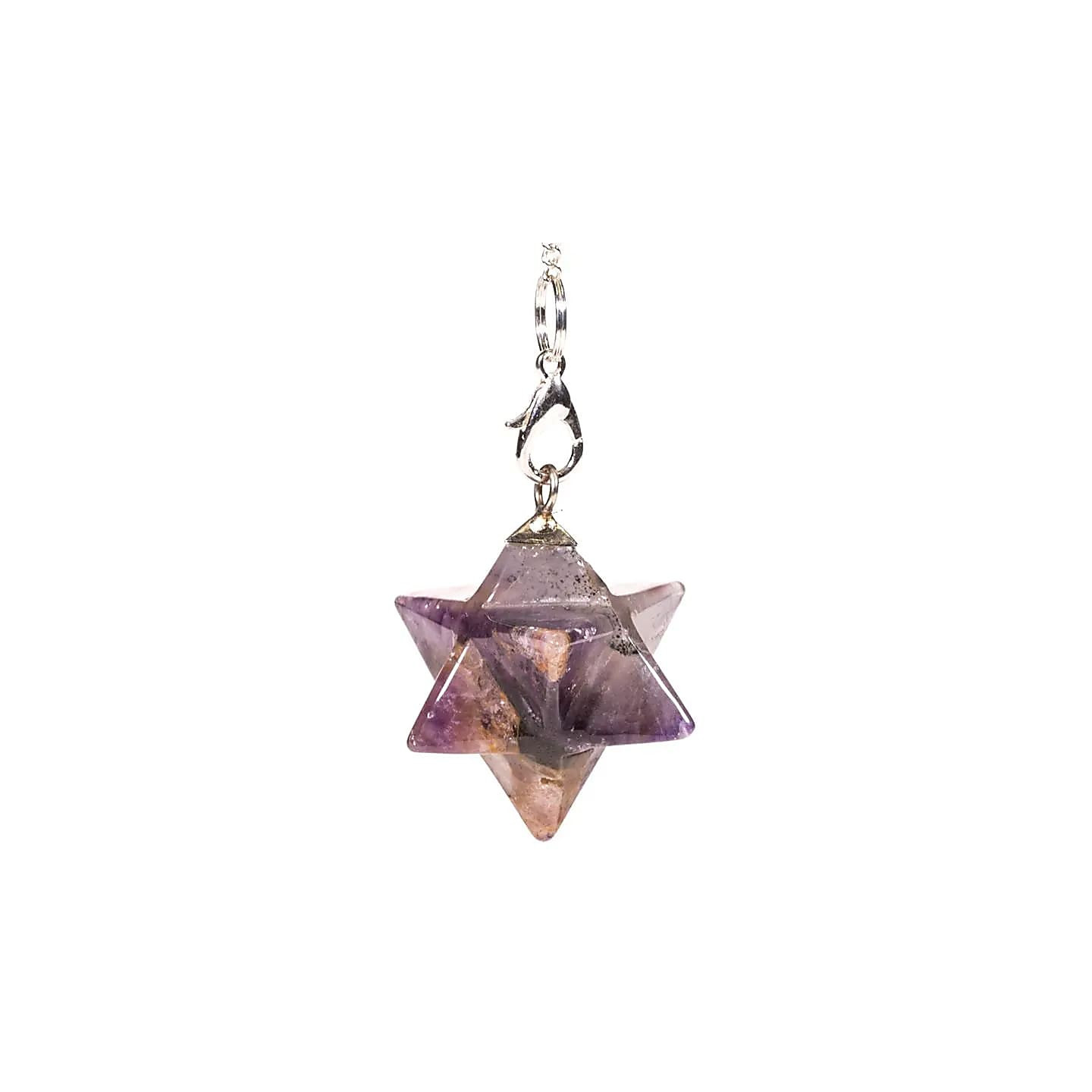 Pendule Amethyste Merkaba 8 pointes | Pieralune