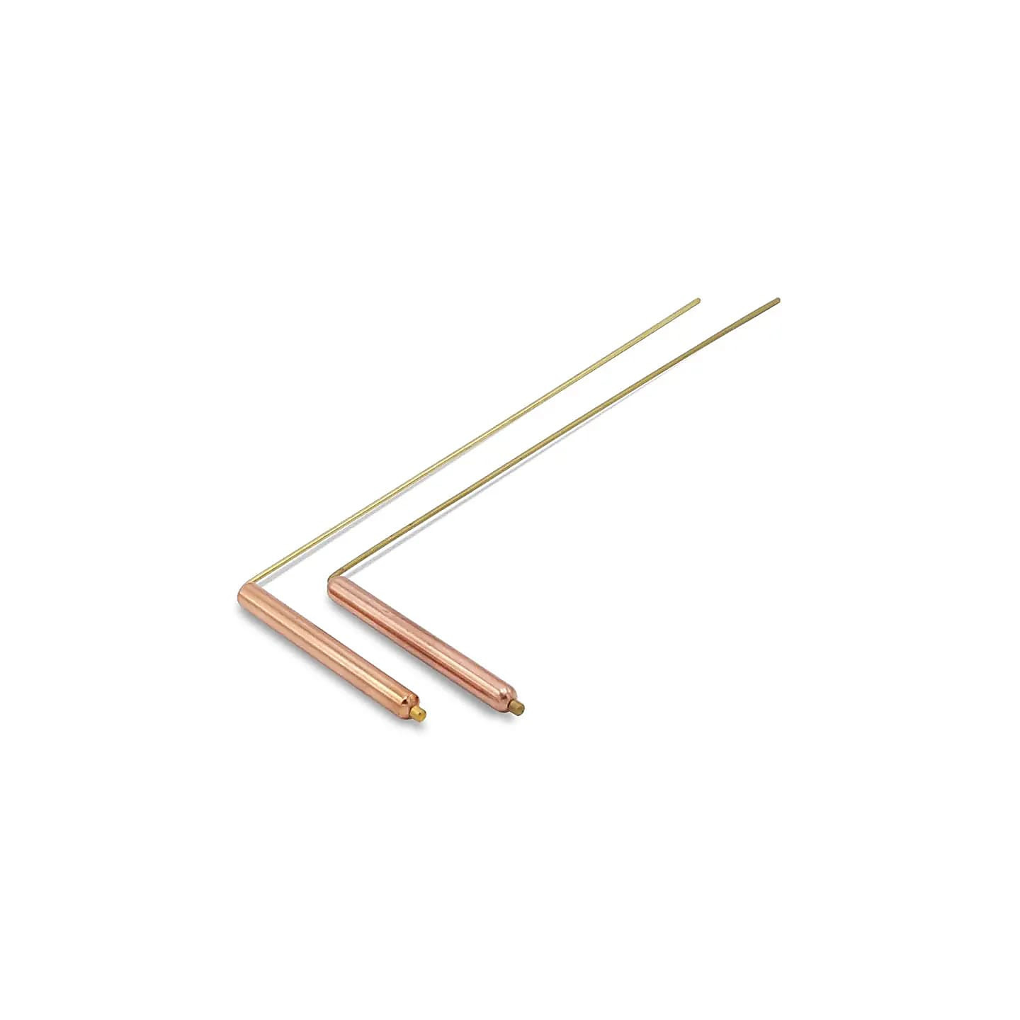 Baguette de radiesthésie (paire) laiton/cuivre | Pieralune