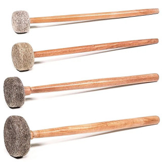 SET maillets feutre/bois bol chantant S-M-L-XL | Pieralune
