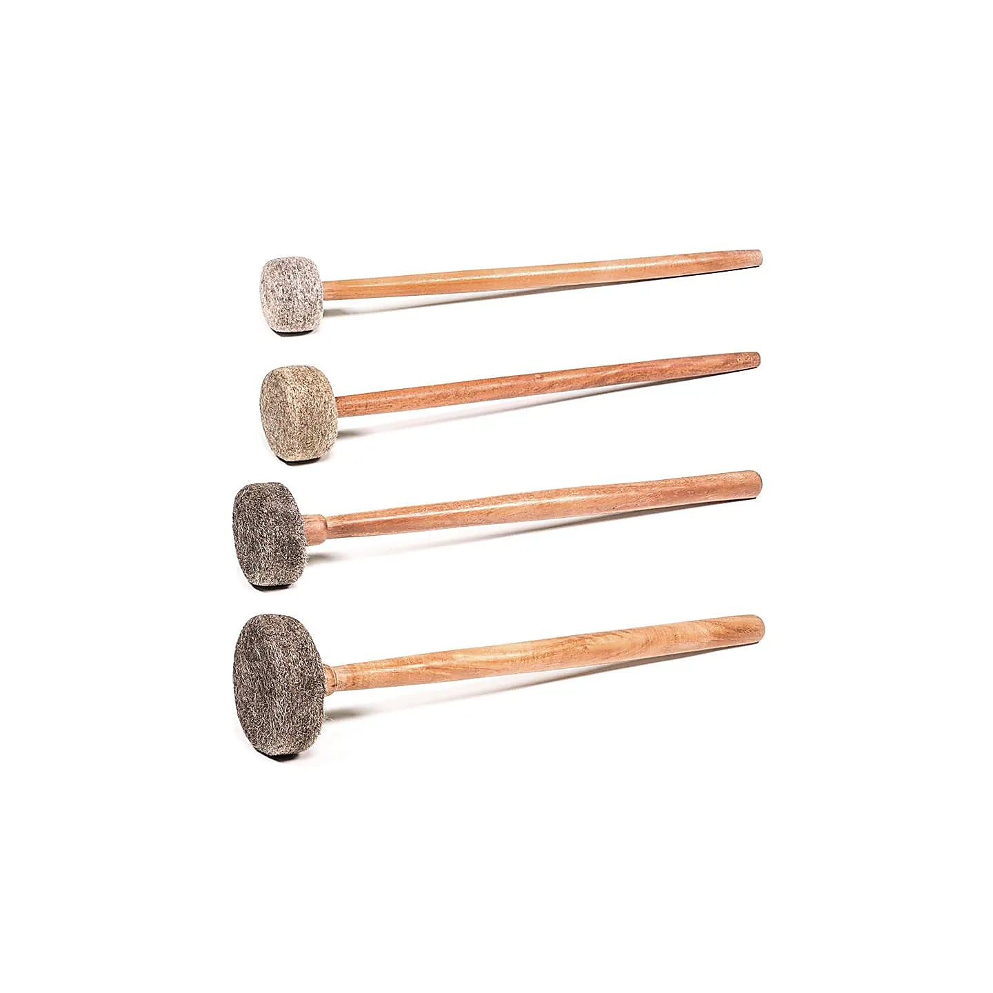 SET maillets feutre/bois bol chantant S-M-L-XL | Pieralune