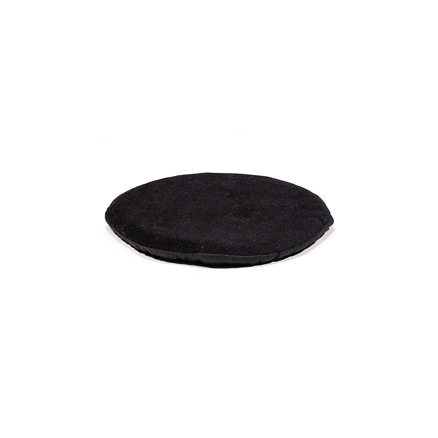 Support plat pour Bol Tibétain - rond noir | Pieralune