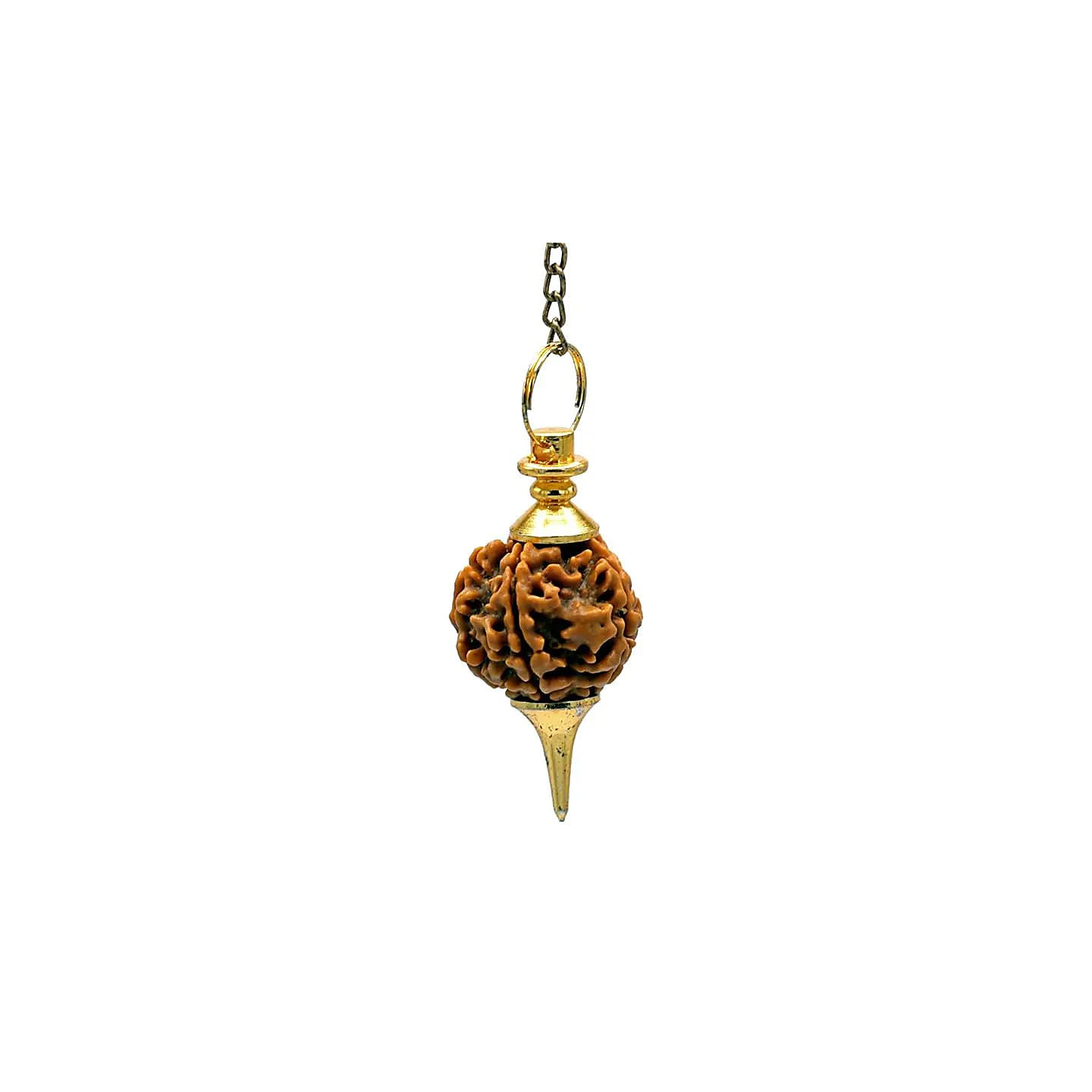 Pendule doré avec Rudraksha | Pieralune