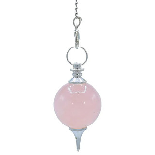 Pendule Quartz rose 7 Chakra | Pieralune