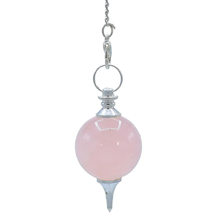 Pendule Quartz rose 7 Chakra | Pieralune