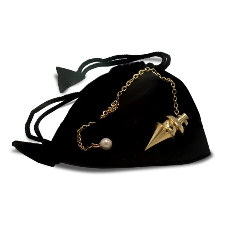 Pendule en laiton plaqué or | Pieralune