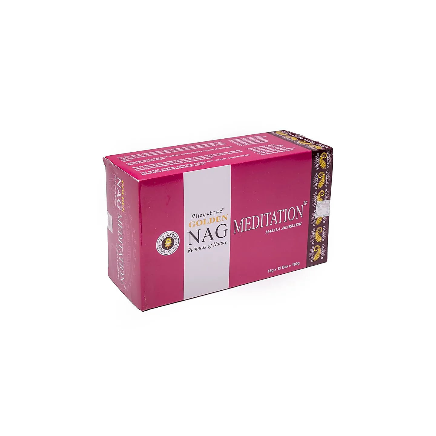 Encens Golden Nag Meditation | Pieralune