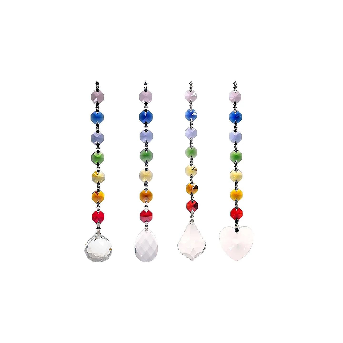 Cristaux Feng Shui SET 4 guirlandes Chakra | Pieralune