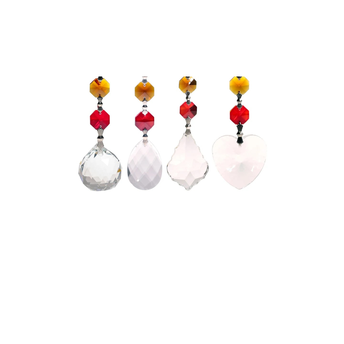 Cristaux Feng Shui SET 4 guirlandes Chakra | Pieralune