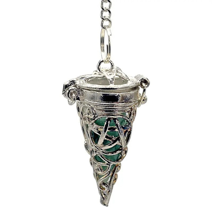 Pendule Pentacle avec pierres 7 Chakra | Pieralune
