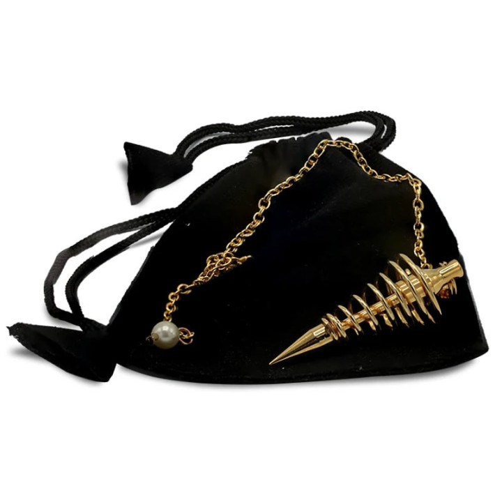 Pendule en laiton plaqué or | Pieralune