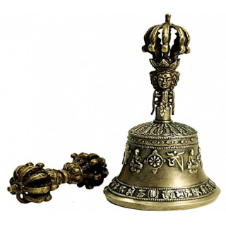 Dorje et Cloche laiton qualité supérieure - M | Pieralune