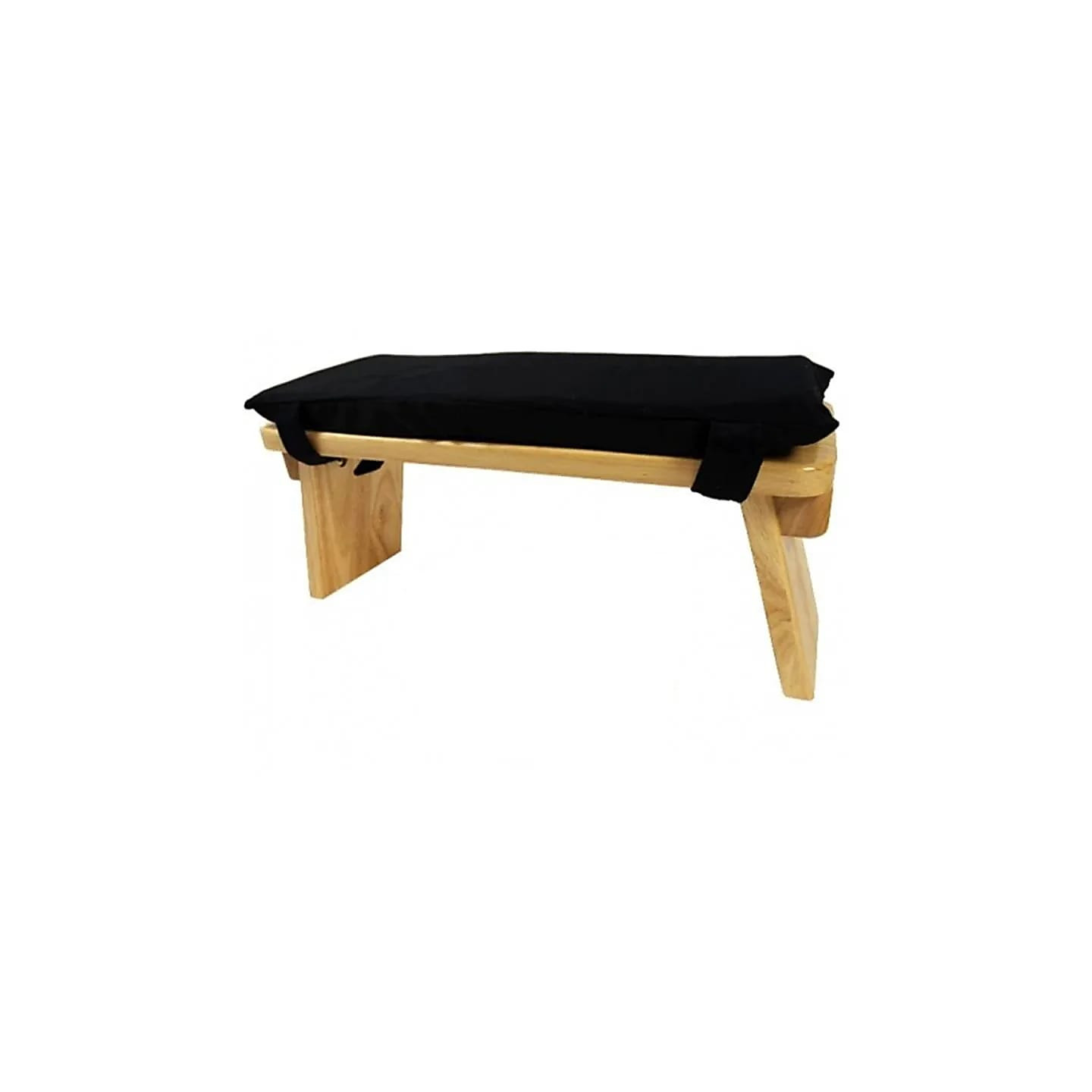 Coussin pour banc de méditation noir avec rembourrage | Pieralune