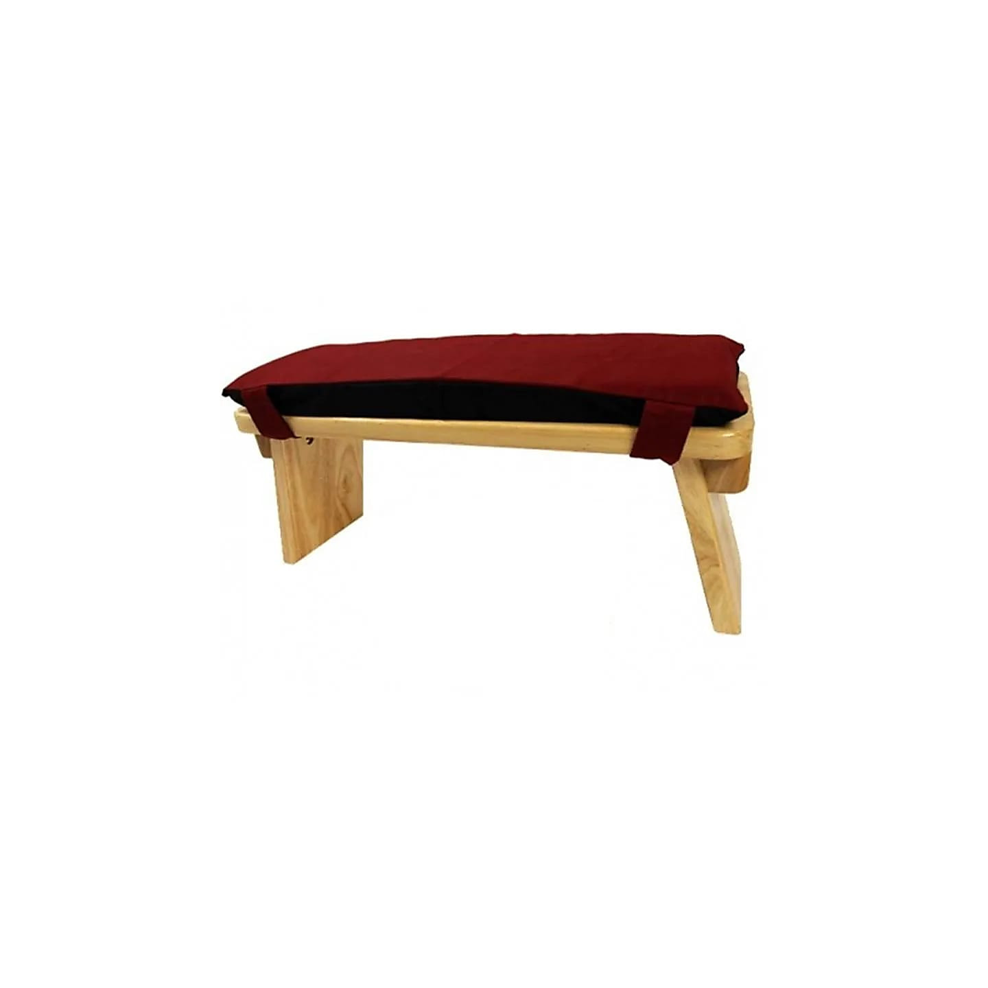 Coussin pour banc de méditation brun rougeâtre avec rem... | Pieralune