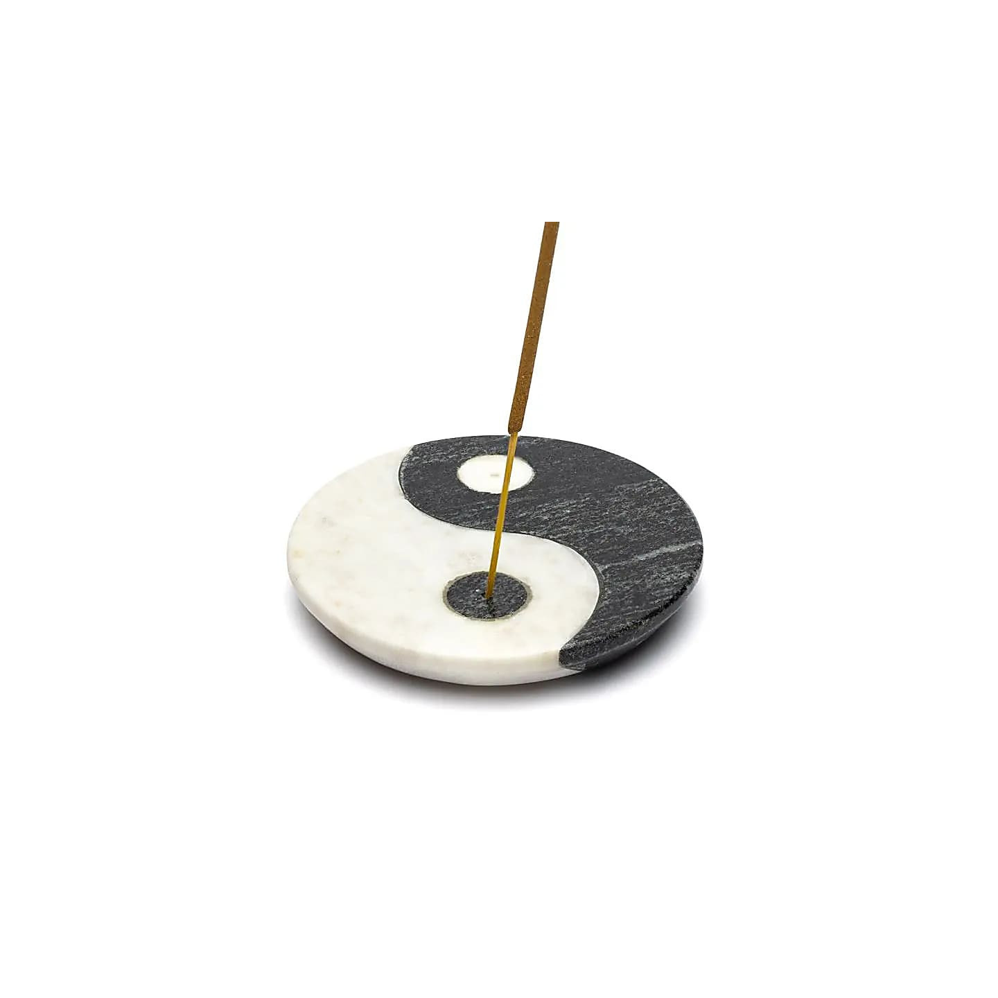 Brûle bâtons encens Ying Yang en pierre Ollaire | Pieralune