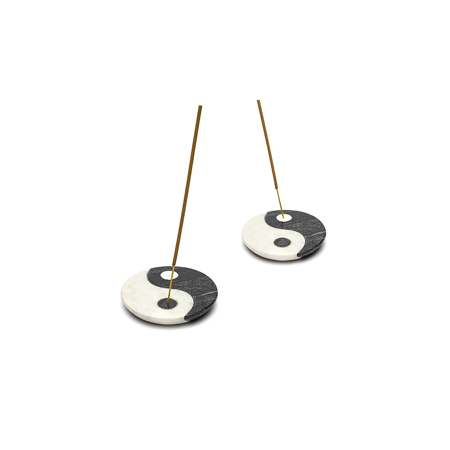 Brûle bâtons encens Ying Yang en pierre Ollaire | Pieralune