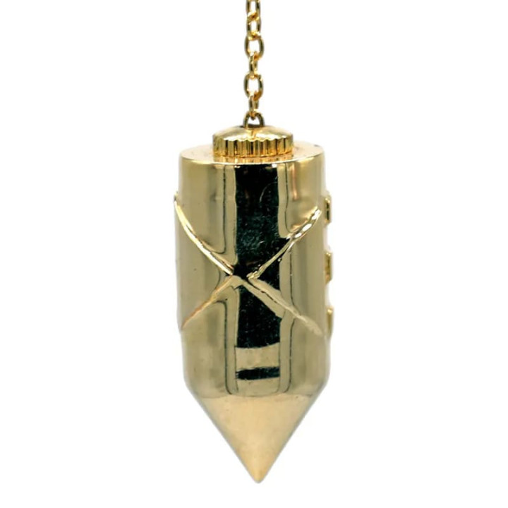 Pendule Atlantis en laiton plaqué or | Pieralune