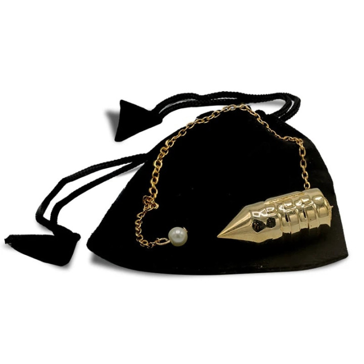 Pendule Atlantis en laiton plaqué or | Pieralune